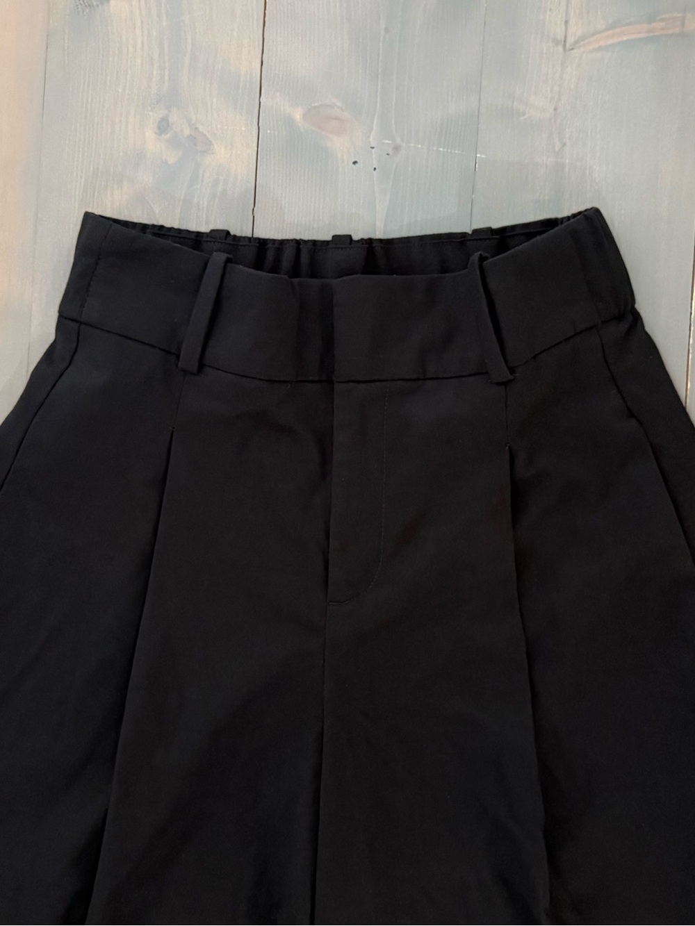 Banana Republic Black Wide Leg Pants Size 4 Petite